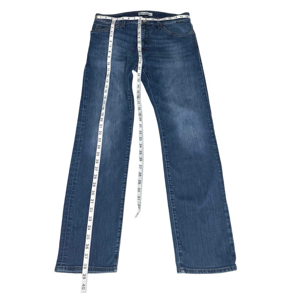 Mavi Max Men’s Mid-Rise Wide Leg Jeans RN 95767 Size 34 x 32 Blue Denim